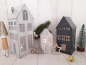 Preview: Metallhaus mit LED Licht shabby