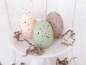 Preview: Eierkerze Kerze Ostern (grün, wollweiß oder taupe)