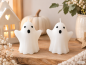 Preview: 2er Set Geister-Kerzen – Halloween Kerzen – Halloween Deko