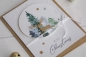Preview: Handgemachte Weihnachtskarte Wald Hirsch