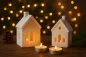 Preview: 2er Set Keramik Lichthäuser