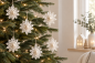 Preview: Schneeflocken Weihnachtsdeko Papier