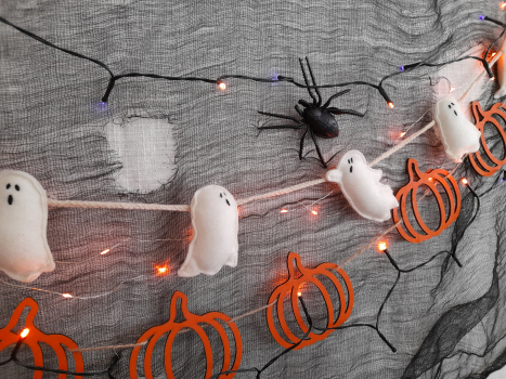 Geister Girlande Filz Halloween