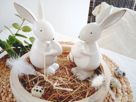 Preview: Hase grau gold