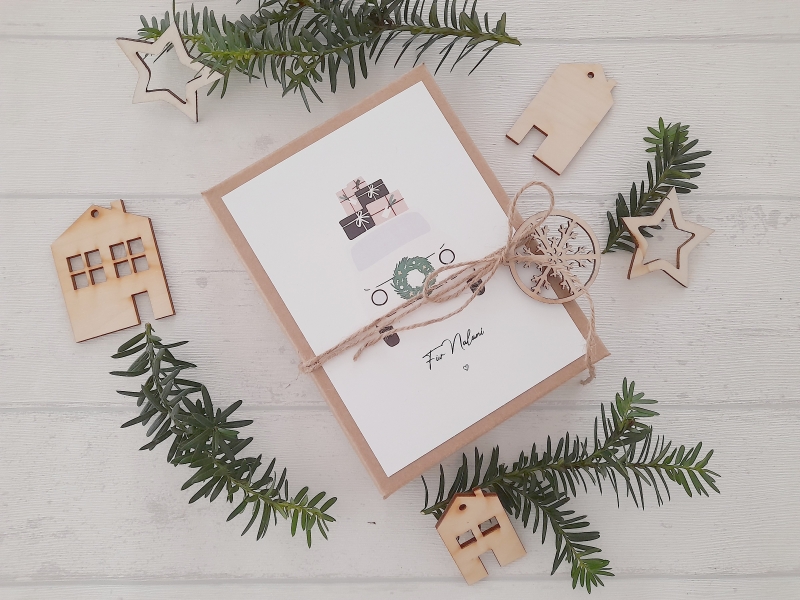 Geschenkbox Weihnachten Auto