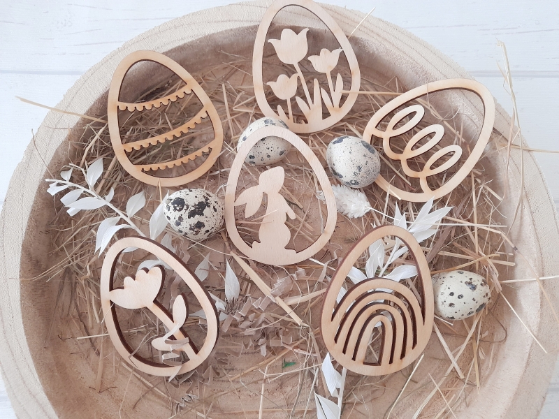 Ostern Anhänger Holz Eier