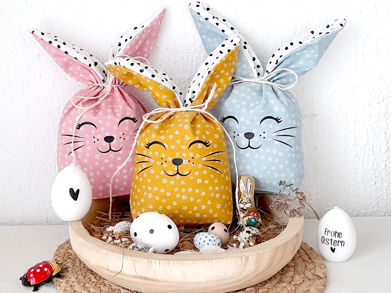 Osternest Hase Blumen