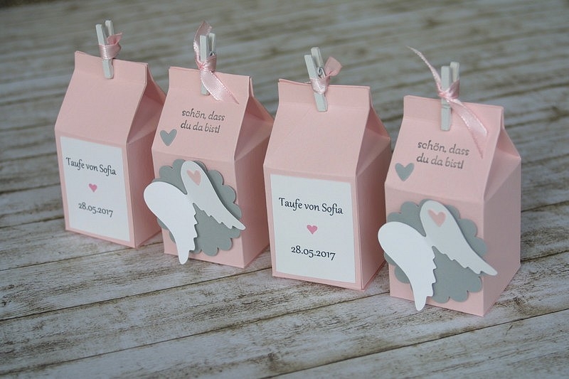 Gastgeschenke Flügel Taufe