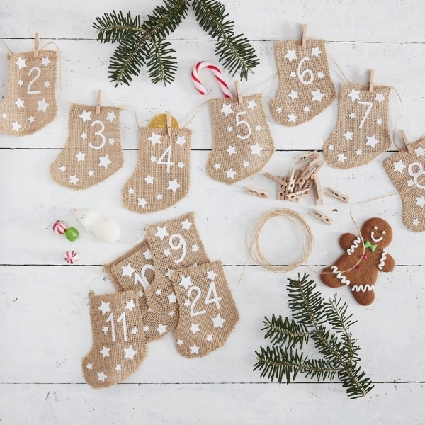 Adventskalender Socken